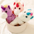 Unicorn Slap Bracelets Wrist Hugger Gift, Stuffed Animals Huggable Plush Toy for Kids and Teens, Pink 8.5"