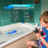 YEETFTC 2Pack 8-12 Alarm,2.4Ghz,Control 50M,Rechargeable LED Light RC Boat Remote Control Pool Water Toys for Kids Ages