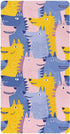 miaozhen Cotton Baby Crib Sheets Soft Comfy Funny Nile Wolf Colorful Toddler Mattress