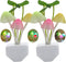 2 Pack Sensor LED Night Lights - Color Changing Plug-in Mushroom Dream Bed Lamp for Kids and Adults