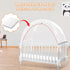 Zkaitoy Crib Tent to Keep Baby from Climbing Out - Crib Net to Keep Baby in - Pop Up Breathable Cribs Cover - Canopy
