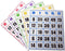 Yuanhe Jumbo Bingo Game Cards - 50 Pack Easy Read Bingo Set for Kids Party, School, Family Gathering