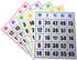 Yuanhe Jumbo Bingo Game Cards - 50 Pack Easy Read Bingo Set for Kids Party, School, Family Gathering