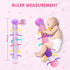 Baby Toy for 0-12 Months, Musical Stuffed Animal with Crinkle, Rattle & Textures - Caterpillar, Purple Birthday Gift