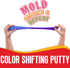 Color Changing Frudge Putty - 6 Pack, Mini Slime Putty for Sensory Play, Educational Games, and Fidget Toys