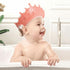 MOSIERRY 1-9 Baby Shower Cap with Bath Rinse Cup, Baby Toddler Hair Washing Shield, Adjustable Silicone Bath Visor