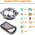 8pc Set, Moclever Diaper Tote Baby Essentials with Multifunctional Diaper Bags, Bottle & Mesh Bag
