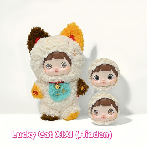 Mckkymi Nommi 1PC, (1 7 Plush Blind Box, Kawaii Cute Series Stuffed Blind Box Doll Kawaii Mystery Plush Toys