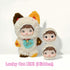 Mckkymi Nommi 1PC, (1 7 Plush Blind Box, Kawaii Cute Series Stuffed Blind Box Doll Kawaii Mystery Plush Toys