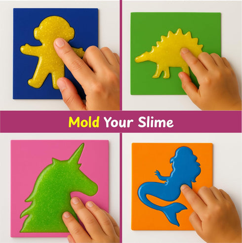 PW 4+ 10+ DIY Slime Making Kit for Kids Years, Glitter, Scented, Butter Slime Activities, Unicorn, Dinosaur, Mermaid