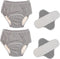 YingXue 2 Pack Washable Incontinence Underwear for Men/Women, TPU Leakage-Proof Adult Cloth Diaper