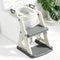 UIABOPZ Potty Training Toilet Seat, Stable Potty Training Seat with Step Stool, 2