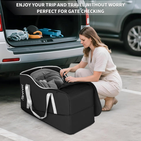 IBVIVIC Car Seat Travel Bag Compatible with UPPAbaby Aria and Mesa, Infant Car Seat Travel Bag Car Seat Cover