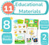 TOYVENTIVE Smart Baby Box for Girl - Educational Developmental Learning Toys for 1 + Year Old, Montessori Toddler Busy Book, Toddler Flash Cards, Baby Board Books, First Birthday Gifts for Girl