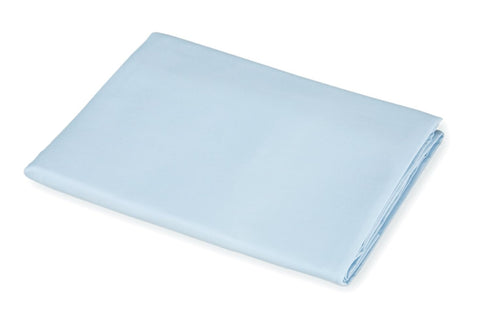 American Baby Company 100% Natural Cotton Percale Cot Sheet - Daycare Standard Size 23" x 51", Soft & Breathable (Blue)