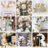 108pcs White Gold Balloon Garland Arch Kit, 5, 10 Inch 12" White Gold Confetti Balloons for Party Decorations