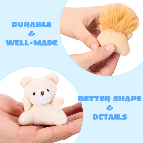 24 Pack (24 3" JOYIN Mini Animal Plush Toy Assortment Units Each), Animals Keychain Decoration for Kids, Small Stuffed