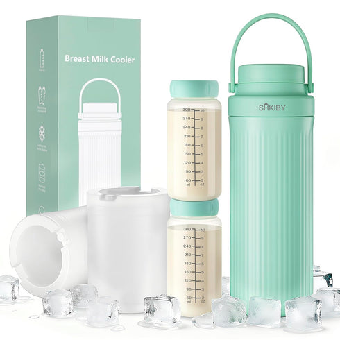 Portable-Breast-Milk-Cooler for Outdoor, Life Saver with 360 Total Cooling for 24 Hours,