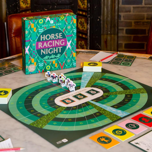 Talking Tables Horse Racing Board Game for Family Game Night, Age 14+