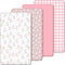 SmoothNovelty 4 Pack Silly Goose Crib Fitted Sheet for Boys Girls -