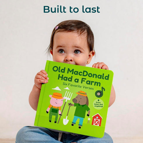 1-3 Cali's Books Old MacDonald Had a Farm Music Book for Toddlers Years Old - Nursery Rhymes Musical Books, Interactive