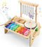 BCY hohipi Kids Drum Set,Baby Musical Instrument for Toddler,Wooden Xylophone for Toddlers with Baby
