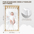 Pro Goleem 2 Pack Satin Soft Crib Sheet, Silky Baby Sheet for Sensitive Hair, White and Gray Unisex, 52’’x28’’x8’’