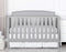 LS Line Crib Bed Skirt Pleated, 800 Thread Count 100% Egyptian Cotton, Nursery Crib