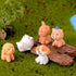 12 Pcs Dog Figures for Kids, Animal Toys Set Cake Toppers, Dog Figurines Collection Playset