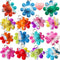 Goodangie00 50 Packs Rainbow Mini Pop Octopus Fidget Keychain GiftSmall Christmas Party Fidgets