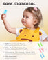 6 Pcs Baby Spoons and Forks for Baby Led Weaning, Toddler Utensils for Self-Feeding