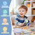 MGparty 13, Baby Musical Instruments, Montessori Wooden Musical Toys for Toddlers Xylophone Tambourine Triangle