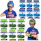 Nerf Party Supplies Accessories, 12 Sets Bulk Pack for Kids Birthday, Darts, Glasses, Masks, Wristbands