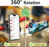 Kevenal 360 Stroller Phone Holder - Shopping Cart Phone Holder - Stroller Phone Mount with Clamp, Non-Slip Degree