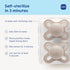 0-3 2 MAM Original Start Matte Baby Pacifiers Months, BPA-Free Skin Soft Silicone Nipple, Developed with Medical