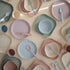 mushie Flatware Fork and Spoon Set for Kids, Made in Denmark, Blush Color