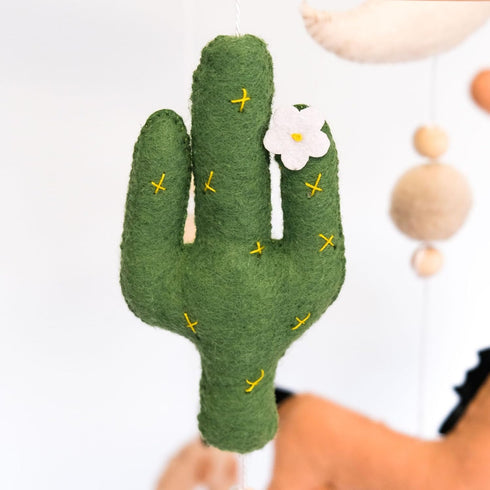Cowboy-Themed Baby Crib Mobile - Western Nursery Decor for Boys