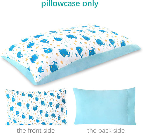 3-Piece Set Set Biloban Toddler Sheet Microfiber, Toddler Bedding Includes Crib Mattress Sheet, Flat Sheet and Envelope