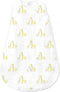 SwaddleDesigns Muslin zzZipMe Sleeping Sack, for Baby Boy and Girl, Wearable Blanket