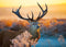 1000 Piece Jigsaw Puzzle for Adults - Red Deer in Morning Sun