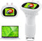 Ahalfcit Microscope for Kids, 1000X Handheld Digital Microscope with 2 HD IPS Screen,