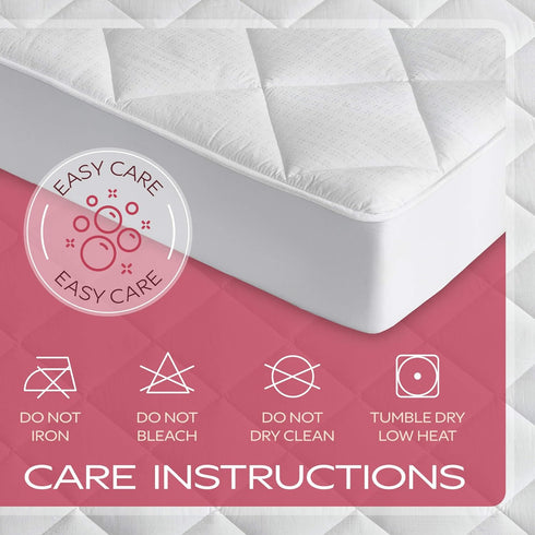 Maxi (28 X52) Crib Size Mattress Pad - Luxurious Cotton Sateen Mattress Protector - Soft and Breatheable Mattress Cover