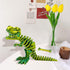 utosday 3D Easter Eggs Filled with Dinosaur Toys, Printed Animals Mystery Crystal Dragon Egg with Articulated