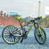 Ailejia Mountain Bike Toy Mini Cake Topper - Dirt MTB Bicycle Ornament Model for Home Decoration Crafts (Black Green)