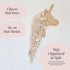 BEBE BASK Unicorn Boho Handmade Rattan Macrame Hair Bow Holder and Organizer for Girls