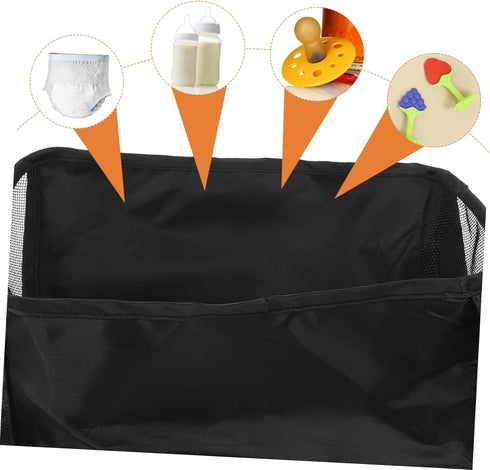 Kisangel Stroller Storage Organizer - Safe Material Pouch for Milk Bottles