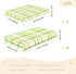 JUNZAN 52x28 Plaid Baby Crib Sheets Cotton Fitted Crib Sheets for Boys Girls Standard Toldder Bed Mattress Sheet