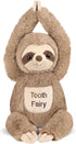 Bearington 12 inch Tooth Fairy Door Hanger - Lil' Sammy Sloth Tooth Holder Doll with Tooth Pocket Pouch