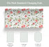 ZoUbqchY Summer 32''16'' Bloom Rose Green Leaves Changing Pad Coves for Baby Girl Boy Boho Floral Fitted Change Table