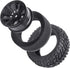 12mm Hex Wheels and Rubber Tires for RC 1/10 On-Road Touring Car, Set of 4